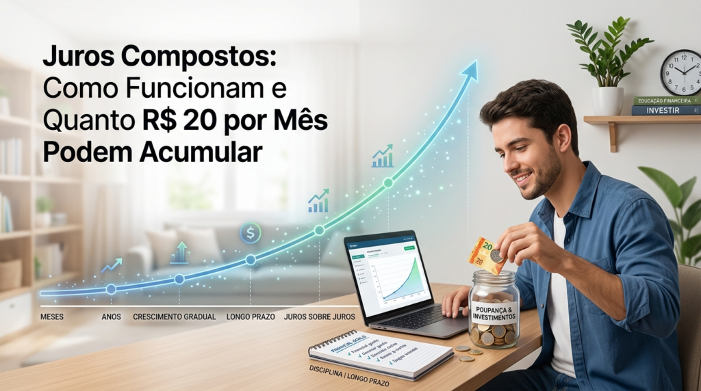 Juros compostos e aportes mensais